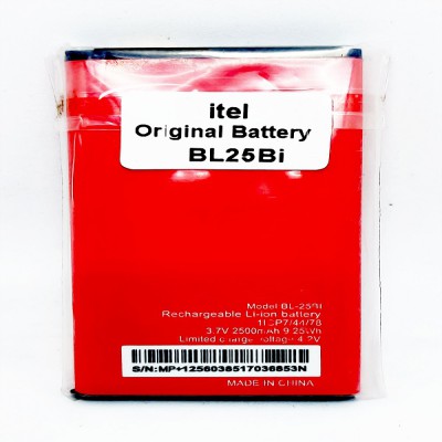 Itel Orginal Battery BL25Bi 2500mah