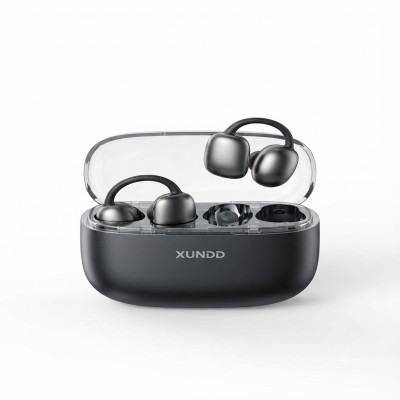 XUNDD W012 Transparent Wireless Clip-On Earphone – Black